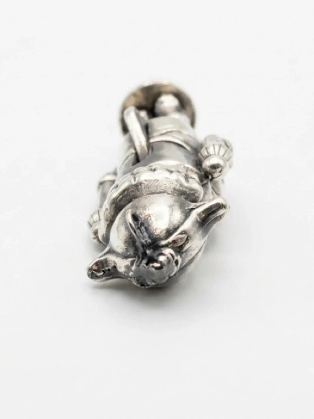Oneida Nutcracker Silverplated Ornament Vintage